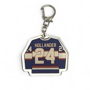 Heated Rivarly Hollander 24 Hockey Jersey Keychain